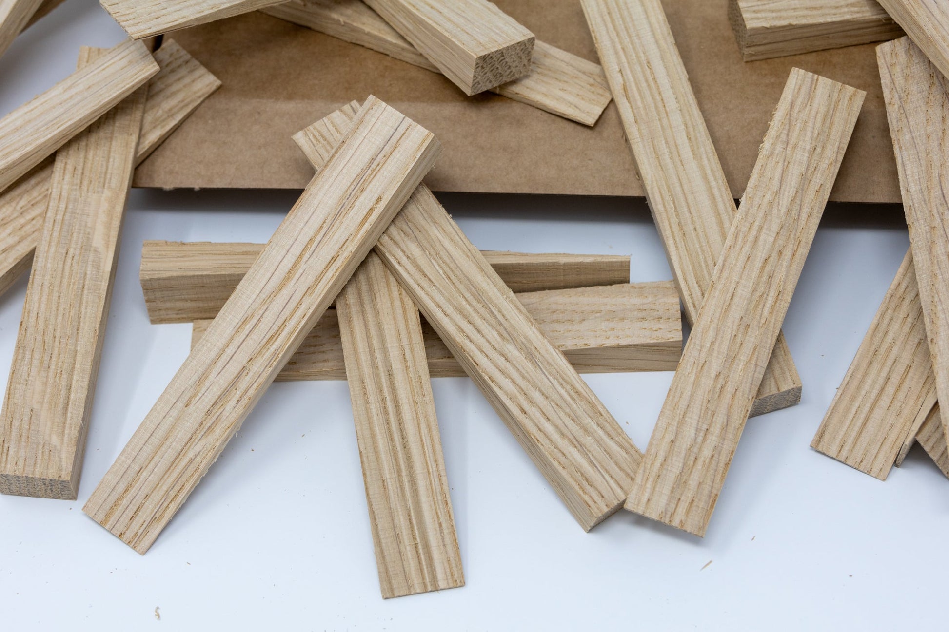 Oak Wedges wood grain