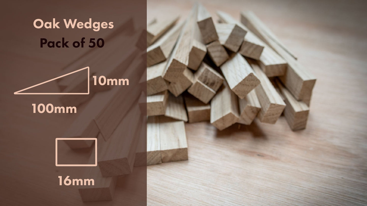 Oak wedge dimensions