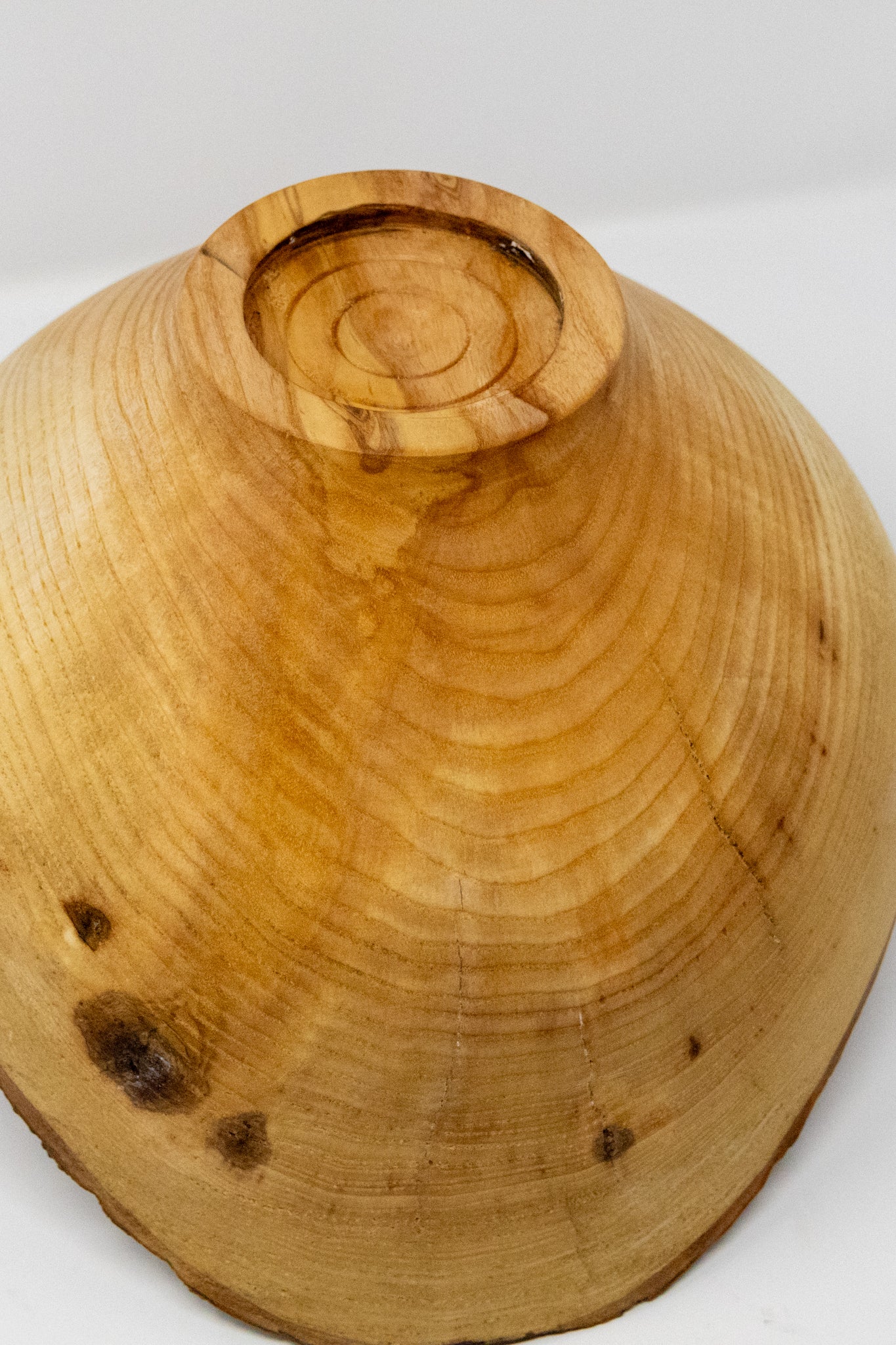 Live edge hardwood bowl